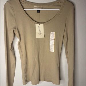 Universal Thread Tan Long Sleeve Top